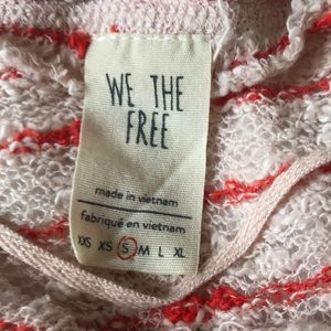 Free people too cute striped light weight sweater